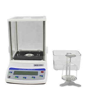 ASTM D792 297 ISO 2781 1183 เครื่องวัดความหนาแน่นของของแข็งความแม่นยำสูง 0.0001 กเครื่องทดสอบความหนาแน่นของของแข็ง ยาง ผลิตภัณฑ์พลาสติก เครื่องวัดความหนาแน่น - Product Image 6