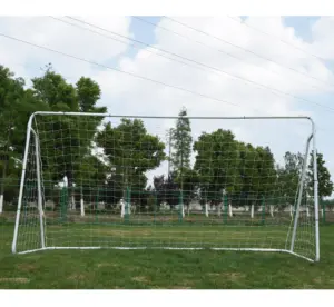 Jaring Gol Sepak Bola Portabel 12X6 Kaki, untuk Permainan Halaman Belakang dan Tujuan Latihan untuk Anak-anak
