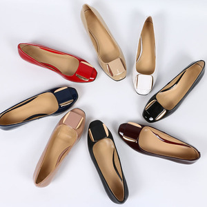 Mocassins plats décontractés pour femmes, nouvelle mode, chaussures de marche compensées en cuir véritable, à semelle épaisse, basses, à enfiler, pour l'automne - Product Image 4