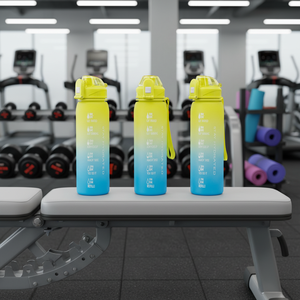 Nouvelle bouteille d'eau en plastique écologique sans BPA de 1 L, bouteille d'eau de sport, grande capacité, bouteille d'eau de sport super grande capacité - Product Image 3