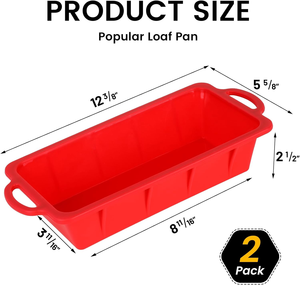 MUYULINS Molde Rectangular para Pan y Pastel de Silicona con Marco Metálico Reforzado, Antiadherente, Libre de BPA, Apto para LFGB - Product Image 5