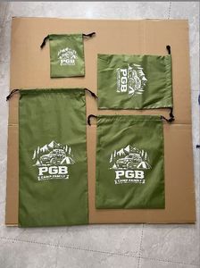 Sacs en toile personnalisés avec logo imprimé, pochettes à cordon blanc personnalisées, emballage cadeau, emballage cosmétique, emballage de bijoux, sacs en toile - Product Image 5
