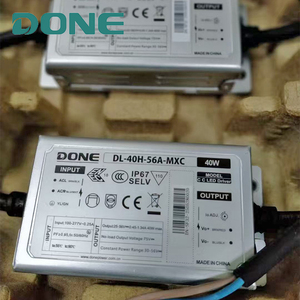 ไดรเวอร์ LED กำลังไฟคงที่ รุ่น DONE DL-40H-56A-MXC 40W 100-277VAC 25-56V IP67 กันน้ำ ปรับความสว่างได้ - Product Image 1