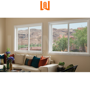 Wanjia mới nhất trượt thiết kế cửa sổ Vinyl kính cửa sổ nhà ngang uPVC trượt cửa sổ - Product Image 1