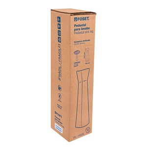 Foset MUBA-20M piedistallo in ceramica avorio per lavabo per il tuo bagno di casa - Product Image 1