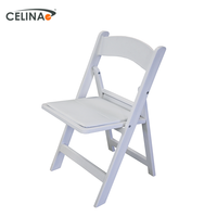 Baharcela — chaise pliante blanche avec cadre en acier, mobilier d'extérieur Portable et Durable, vente d'usine