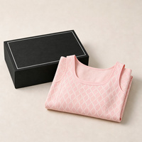 Nouvelle Robe en Maille Slim Rose Élégante à Col Carré Style Français Printemps-Été 2026 pour Femme – Tendance Décontractée et Rajeunissante