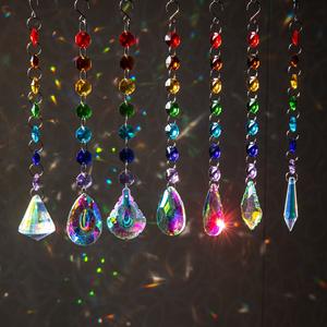 Prisma de Cristal para Ventana, Atrapasol, Regalo DIY, Decoración para el Hogar y Jardín, Cristales Colgantes con Cadena para Ventanas, Decoración para Bodas - Product Image 1