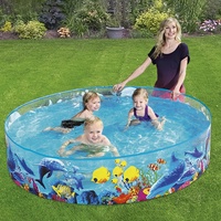 Piscine gonflable Bestway Water Fairy, piscine de jeu en plastique, baignoire à balles océaniques pour le bain et la natation