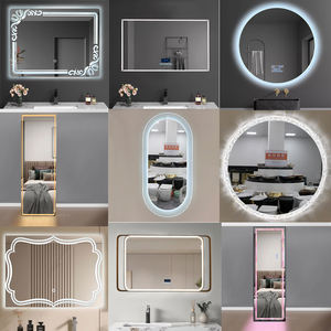 Moderno Hotel Hogar Espejos de <span class=keywords><strong>baño</strong></span> redondos <span class=keywords><strong>80</strong></span> <span class=keywords><strong>cm</strong></span> Circular Montado en la pared <span class=keywords><strong>Espejo</strong></span> de <span class=keywords><strong>baño</strong></span> con luz LED - Product Image 6