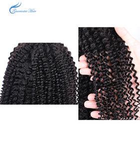 Garantie cheveux brésilienne/péruvienne vison cheveux dentelle frontale perruque <span class=keywords><strong>afro</strong></span> bouclés dentelle perruque couleur naturelle fait à la main et machine trame - Product Image 5