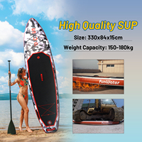 FUNWATER Dropshipping OEM Stand Up Paddle Board Gonflable pour Sports Nautiques, Vente en Gros de Planche de Surf Gonflable, Planche de Paddle ISUP