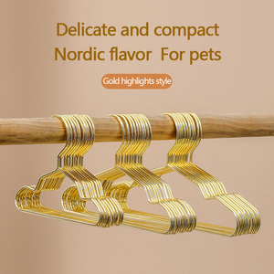 Móc Treo Quần Áo Thú Cưng Váy Mini Nhỏ Màu Vàng Kim Loại Búp Bê Rối Chó Mèo Teddy Móc Treo Quần Áo Cửa Hàng Thú Cưng - Product Image 3