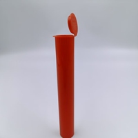 Botol Plastik Kedap Bau 116mm Pop Top Tubes, Wadah Tahan Bau untuk Pil, Herbal, Bunga, dan Suplemen, Kelas Medis