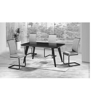 Mesa de Comedor Antigua China de Madera Inteligente con 4 Sillas 8063 - Product Image 1
