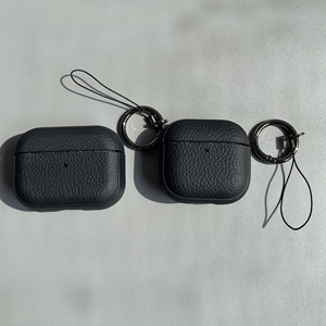 Tendance luxe <span class=keywords><strong>Original</strong></span> pour <span class=keywords><strong>Airpods</strong></span> étuis de charge en cuir PU housse 1/2 Pro 2 3 noir pour <span class=keywords><strong>Airpods</strong></span> 4 étui pour garçons - Product Image 5