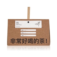 Bedruckbare Faltbare Dreieckige Mini-Tee-Geschenkbox Tragbare Grüne Papier-Tee-Verpackungsbox mit Bandgriff für Teebeutel