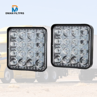 Feux de travail LED super lumineux 48W pour SUV, camions tout-terrain, bateaux, voitures 12V/24V