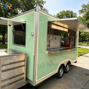 Food Truck Ristorante Completamente Attrezzato, Carrello Mobile per Fast Food, <span class=keywords><strong>Container</strong></span> Cucina Commerciale per Attività di Ristorazione - Product Image 1