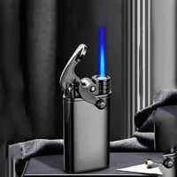 Briquet à gaz butane portable avec logo personnalisé gratuit, allumages stables pour le camping et les bougies