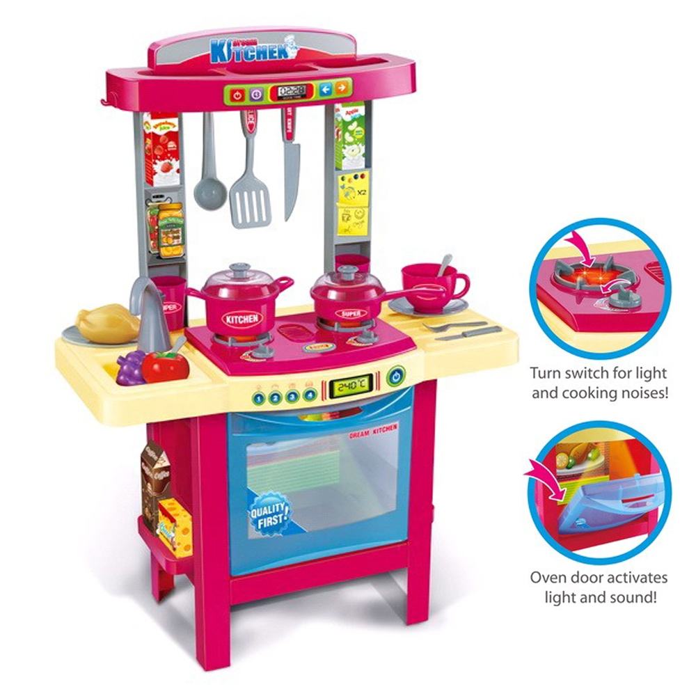 Eco Kitchen Cocina Juguete Madera Toysrus Juego De Cocina Dora