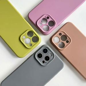 เคสซิลิโคนเหลวแม่เหล็กหรูหรา X323 สำหรับ iPhone 17 Air 16 Plus 15 14 13 12 Pro Max 17pro รองรับการชาร์จไร้สาย ผิวสัมผัสนุ่มลื่น - Product Image 1