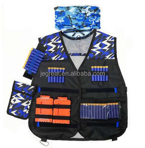 2 Paket Rompi Taktis Anak Bahan Oxford Warna-warni yang Dapat Disesuaikan untuk Anak Laki-laki dan Perempuan, Kompatibel dengan Senjata - Product Image 5