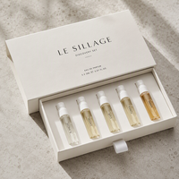 Flacon de parfum de luxe en verre, mini, 1 ml, 1,5 ml, 2 ml, 5 ml, 10 ml, transparent, portable, flacon de parfum testeur, vente directe d'usine