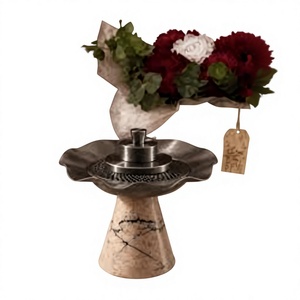 Elegant Resin <b>Bakhoor</b> <b>Burner</b> with Metal Perforated Lid Handmade Incense Holder Decorative Home Fragrance <b>Burner</b> Tabletop Accent - Product Image 5