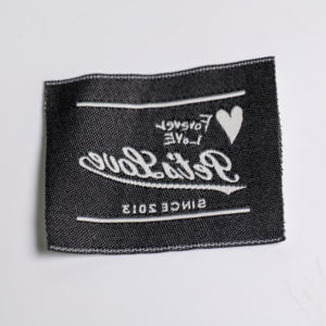 Fruit Shape Woven Label Kids Clothing Tag <b>Fun</b> Animated Design - Product Image 3