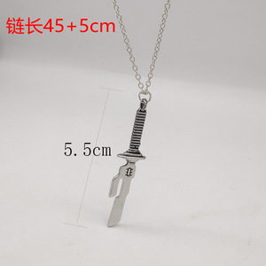 TOJI fushiguro Vòng cổ Anime jujistu kaisen Vòng cổ TOJI fushiguro Cosplay Hợp Kim Bạc merch cho nam nữ - Product Image 6