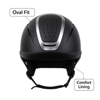 Casque d'équitation Peak Horse Rider pour saut d'obstacles et dressage, coque ABS, doublure EPS, norme de sécurité, fournisseur en gros d'équipements équestres