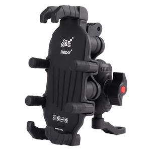 Nouveau support de téléphone pour vélo/moto Netpor à huit griffes, stabilisateur, amortisseur, clip de fixation, montage en nylon, universel, compatible avec les appareils de 3,5 à 7,2 pouces - Product Image 4