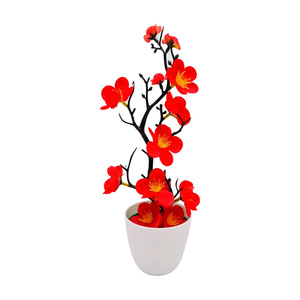 Pruim Bloesem Bonsai Voor Huis Woonkamer Decoratie Kunstmatige Plant Potplanten Kleine Bloempotten Voor Slaapkamer Decoratie - Product Image 6
