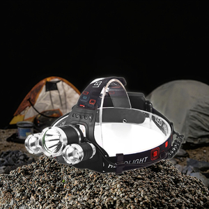 Linterna Frontal LED Entai de 800 Lúmenes con Zoom, Carga USB y CC, con 4 Modos de Iluminación, Logotipo Impreso, Linterna Frontal con Carga CC - Product Image 1