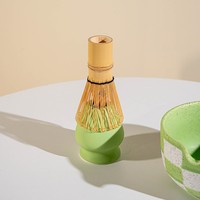 En stock : 8 pièces de kit de préparation du matcha japonais avec fouet en bambou, cuillère à thé et accessoires, ensemble cadeau matcha parfait pour les débutants