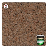 Peinture acrylique Yile effet pierre rocheuse, revêtement liquide effet granit pour murs extérieurs de maison, application par pulvérisation, résistant aux intempéries, finition mate