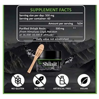 Résine de Shilajit de l'Himalaya en gros pour marque privée OEM, 30g, lot de 2, compléments alimentaires