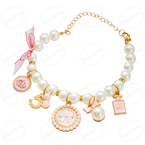 <span class=keywords><strong>Collar</strong></span> de Perlas de Lujo para Perros y Gatos, Ajustable, Joyería para Mascotas, Accesorios para Perros - Product Image 2