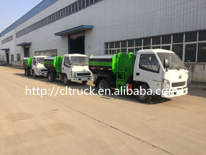 FAW แบรนด์ใหม่3 Cbm ด้านโหลดรถบรรทุกขยะมินิรถตู้สำหรับการเก็บขยะ - Product Image 2