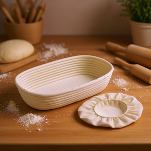 Westmark Oval Proofing Basket <b>Set</b> 33.5x20.5x8cm With Cover <b>Baking</b> Tools - Product Image 3