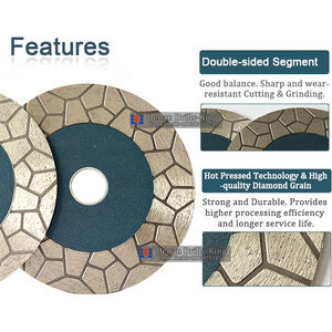 Nieuw Aankomst 5 In Dubbelzijdige Diamantplaat Tegel Zaagblad Snijwiel Diamant Slijpschijf Voor Porseleinen Keramische Tegels - Product Image 4