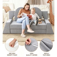 OEM ODM 10 pièces – Canapé de jeu modulaire confortable pour enfants, ensemble de canapé et blocs de jeu souples pour tout-petits, mobilier de salon et de chambre