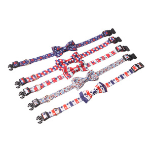 Elegante <span class=keywords><strong>Collar</strong></span> para perros y gatos Serie de la bandera americana Día DE LA INDEPENDENCIA <span class=keywords><strong>Collar</strong></span> para mascotas Hebilla de plástico <span class=keywords><strong>Collar</strong></span> para perros - Product Image 2