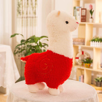 Peluche Mouton Mignonne en Peluche Courte, Matière Ultra Douce Coton PP, Logo Personnalisé ODM OEM, Cadeau d'Anniversaire et de Fêtes