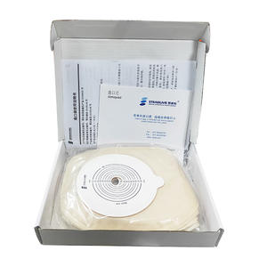 Sac d'ostomie Steadlive monobloc 0149, accessoire médical pour soins de stomie, 10 par boîte, certifié CE - Product Image 1