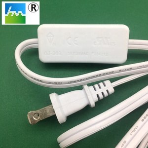 สายไฟกระแสสลับ T5 125โวลต์สีขาวที่สามารถปรับแต่งสีได้พร้อมสวิตช์304เป็นปลั๊กมาตรฐาน IEC 1.5ม. สำหรับเครื่องใช้ในบ้าน - Product Image 4