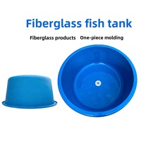 Bassin de pisciculture en fibre de verre, résistant à la corrosion, écologique, pour l'élevage temporaire de poissons et de alevins