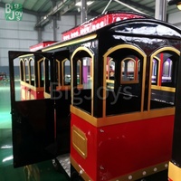 Train sans rail classique pour enfants et adultes, idéal pour les parcs d'attractions et les aires de jeux intérieures/extérieures, en promotion