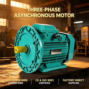 Motor de CA trifásico IE2 de alta eficiencia al por mayor, 3HP 2.2kW, 380V 1420RPM, IP55, con bobinado 100% de cobre para maquinaria industrial - Product Image 4